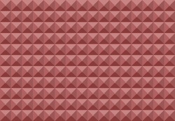 Soundproofing background. The texture of the wall of a recording studio. Vector eps10. Acoustic foam rubber wall pattern for sound studio recording, Vector illustration.
