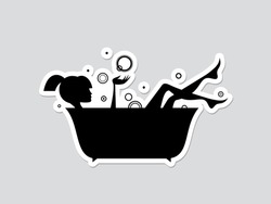 Bathtub Silhouette - Free Stock Photo by mohamed hassan on Stockvault.net