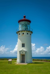 Kilauea Lighthouse, Kauai, Hawaii. Kīlauea Lighthouse is located on Kīlauea Point on the island of Kauaʻi, Hawaiʻi in the Kīlauea Point National Wildlife Refuge. A popular place for bird watching.
