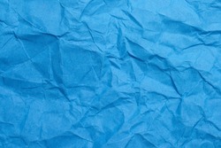 Blue Crumpled Paper Texture - Free Stock Photo by Nicolas Raymond on ...