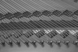 Grand Piano Strings Pattern