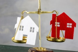 The choice between housing area. comparison of two offers, Property valuation