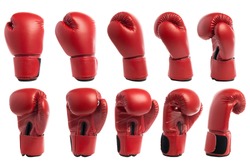 Boxing glove isolated on white background 