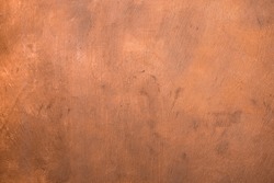 Copper metallic painted surface background