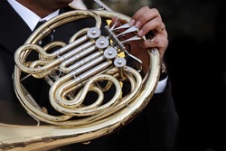 photo of brass wind instruments