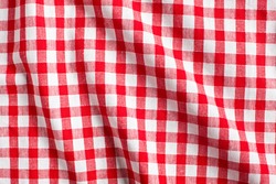 the white and red checkered background