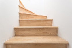 Wood stairs, interior