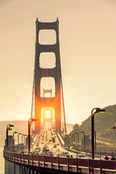 Golden Gate Bridge - San Francisco at Sunset
