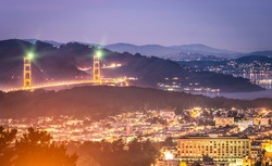 Golden Gate Bridge - San Francisco by Night
