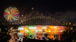 Sydney New Year Eve Fireworks Display Show at the Harbour Bridge