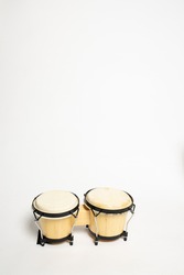bongos on the white background
