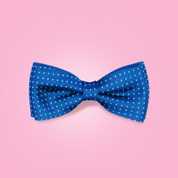 bow-tie  on a pink background