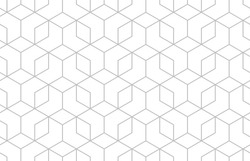 The geometric pattern with lines. Seamless vector background. White and grey texture. Graphic modern pattern. Simple lattice graphic design.