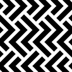 The geometric pattern by stripes . Seamless vector background. Black and white texture. Graphic modern pattern.