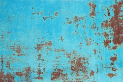 Blue rusty metal texture background