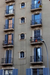 Classic building in the city of Barcelona