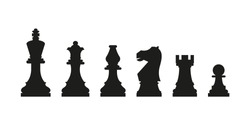 Chess icon. Simple vector illustration.