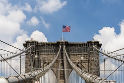 The Brooklyn Bridge is a bridge in New York City and is one of the oldest suspension bridges in the United States. 