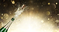Champagne Explosion - Celebration New Year
