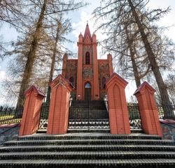 Church of St Anne in Dukstos, Vilnius district, Lithuania