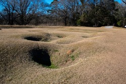 Ocmulgee Mounds National Historical Park in Macon, Georgia