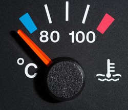 Car water temperature gauge