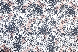 Background of black spotted animal fur print