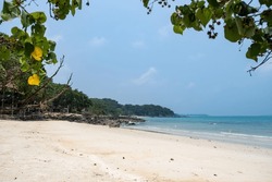 Ao Lung Dam beach is located almost directly behind Ao Sang Thian beach Koh Samed Rayong THAILAND
