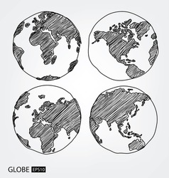 Globe. vector Illustration.