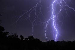 Majestic lightning bolt