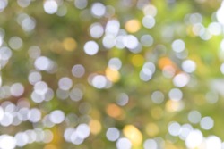 Bokeh abstract nature background. Blurred focus
