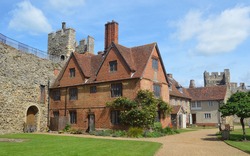Framlingham castle poorhouse Suffolk England.