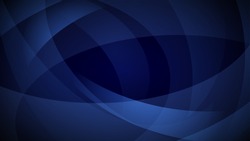 Abstract background of curved lines in dark blue colors