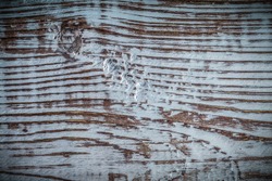Longstanding natural wooden background top view.