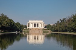 Lincoln memorial in Washington DC (District of Columbia), United States of America