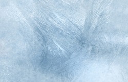 Ice on a window, background