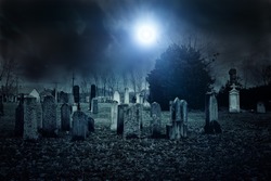 Cemetery night