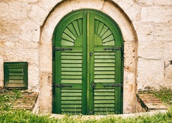 Old cellar door