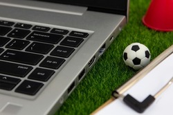 learning football manager tactics and analyzing of soccer coaching plan