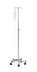 Medical IV Poles Stand Isolated.