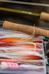 fly fishing tackle and fly fishing lures