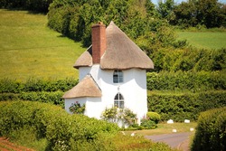 The Round House (also known as The Toll House) at Stanton Drew. Somerset, England