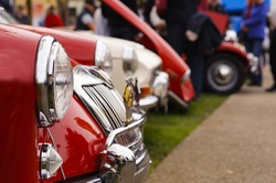 Classic cars at show