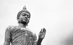 Big buddha statue at  Nakorn prathom Thailand