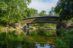 Humpback Covered Bridge in Covington, Virginia
