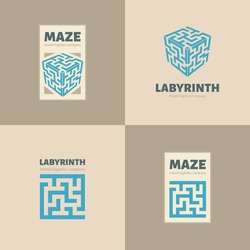The maze logo