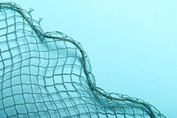 Fishing net with space for your text. 