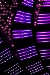 Purple Las Vegas Casino Neon Lights Signage Background
