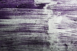 Artistic Brushed Purple Grungy Chipped Paint Texture Background