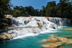 Aqua Azul waterfall, Chiapas, Mexico